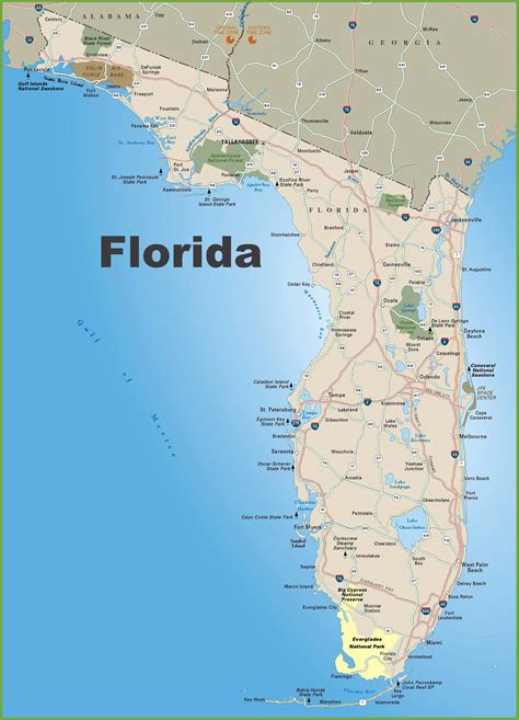 how big is florida|is florida a big state.